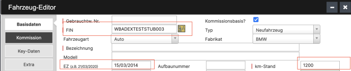 CATAMA Kfz Software mit DAT Schnittstelle